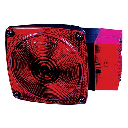 Peterson Light Sq Stop/Turn Red V452